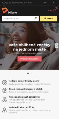 ukážka šablony na telefonu